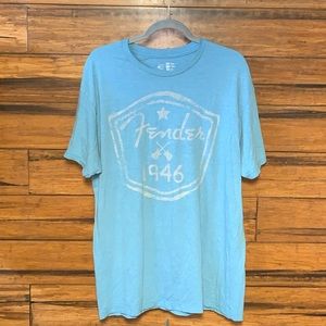 XL Blue Fender Graphic Shirt